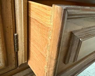 Thomasville Style Triple Dresser with Mirror