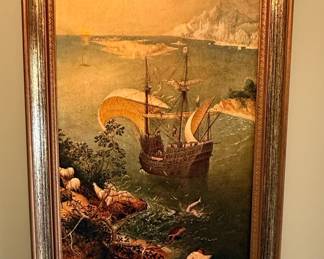 Landscape with the Fall of Icarus Art Print