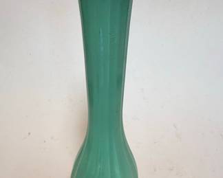 Vintage CLG Co. Green Milk Glass Bud Vase