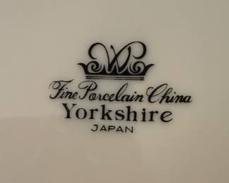 Yorkshire "Rose Stem" Fine Porcelain China Plate
