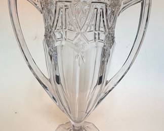 US Glass Athenia Pattern Trophy Vase