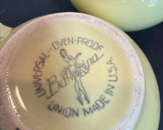 Universal Potteries Ballerina Cream & Sugar Set