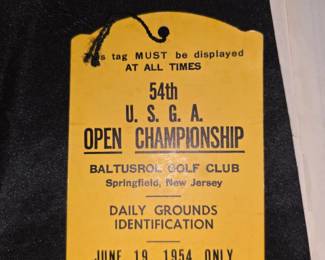 1954 Masters Tournament Ticket