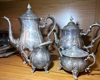 Gorham Heritage Silverplate Tea Service