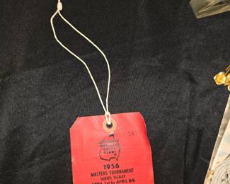 1956 Masters Tournament Ticket