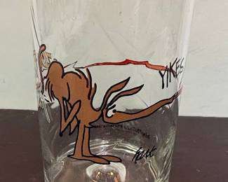 1981 Arby's B.C. Ice Age Collector Series Glass - Yikes
