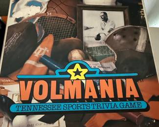 1984 Volmania Tennessee Sports Trivia Board Game
