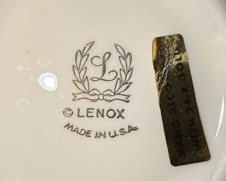 Vintage Lenox Georgian & Embossed Floral Ivory Porcelain Vase Pair
