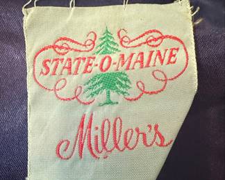 State-O-Maine "Millers" Men's Smoking Robe