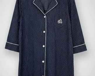 Lauren Ralph Lauren Polka Dot Pajama Top