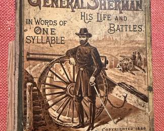 1886 General Sherman Life and Battles Book