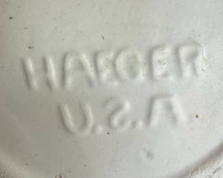 Haeger USA White Swan Handles Urn Vase