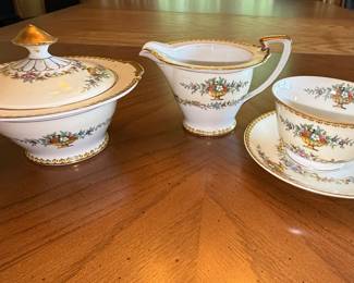 Noritake Romola Pattern Porcelain Tea Set