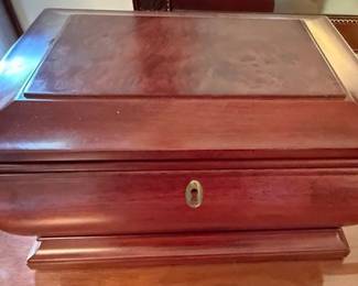 Bombay Company Mahogany Jewelry Box