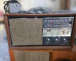 1960s RCA Victor "Solid State" table radio, likely model RHC33W or a similar RHC series model.
