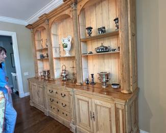 Custom cabinet/Hutch by Mike Bell, 10' 2" W x 24" D x 8' 4" H