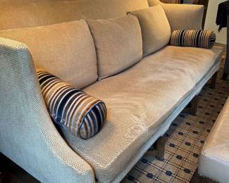 Custom Sofa, 85 1/2" W x 40" D x 18" SH, 38" BH