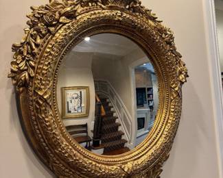 Antique Mirror, 39 1/2" W x 51" H