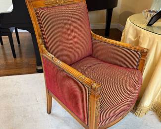 Switzer Armchairs, Pair, 26" W x 26" D x 17" SH, 39" BH