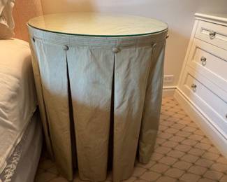 Skirted Table, 24" Dia x 29" H