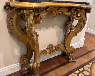 Antique Console Table, 42" W x 16" D x 38" H