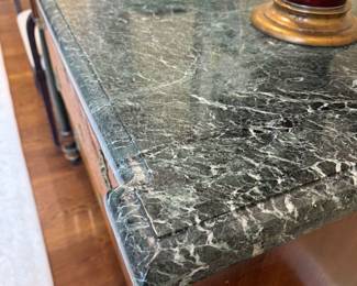 Antique Marble Top Chest