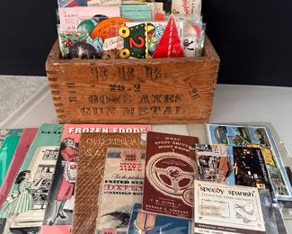 Paper ephemera from the 1930s through the 1970s