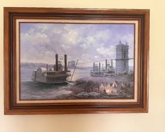 Bill Corbin’s nautical/maritime oil painting