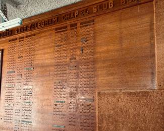 "RARE 4' × 8' Original Fort Worth Star-Telegram Chapel Slug Board – Museum-Quality Historic Display"