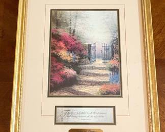 Thomas Kinkade 'Garden of Promise' Accent Print