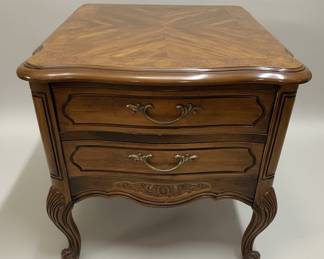 Hammary French Provincial Two-Drawer Nightstand