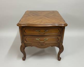 Hammary French Provincial Two-Drawer Nightstand