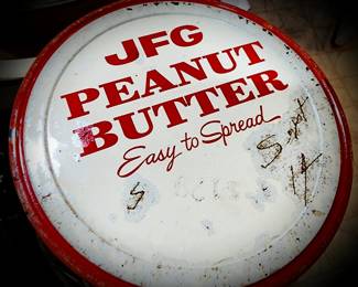 Large Retro Peanut Butter Jar
