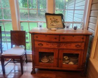 Antique Buffet Table