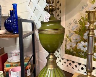 green MCM lamp