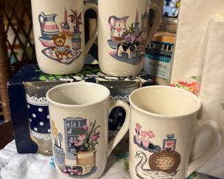 Vintage country mug set