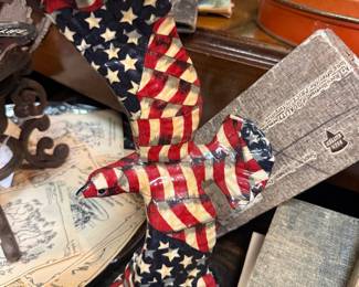vintage Americana folk art eagle