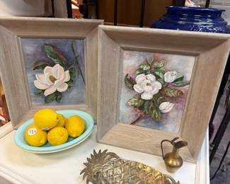 framed magnolia oils