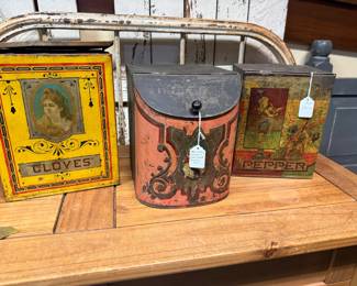 Vintage tins