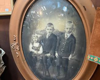 vintage frame and photograph