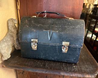 vintage metal lunch box