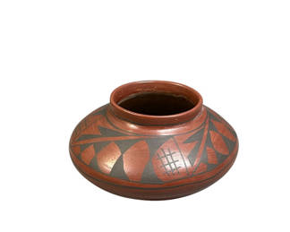 Lot 43: Signed Javier Corona Pottery Vase 