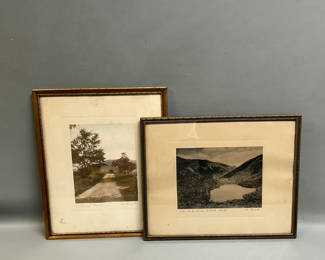 Lot 25: Signed Tinted Photos Scenic Landscape