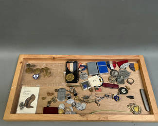Lot 48: Misc Pins and Medals 