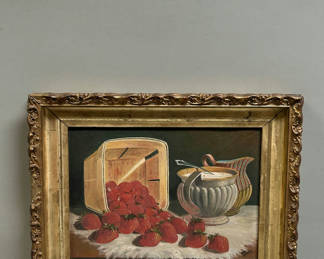 Lot 6: Semi-Still Life Oil on Board Signed Fred W. Smith