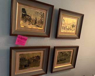 Etchings by Lionel Barrymore