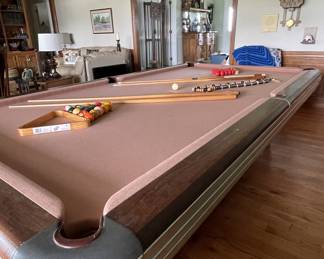 Vintage Brunswick snooker table