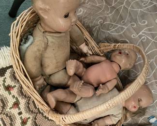 Antique composition dolls