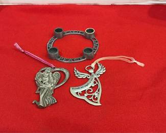 Christmas Ornaments Candle Holder
