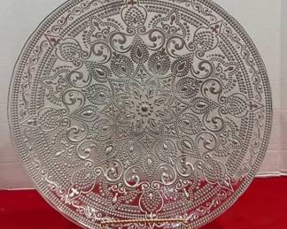 Large Embellished Turkishlike Platter